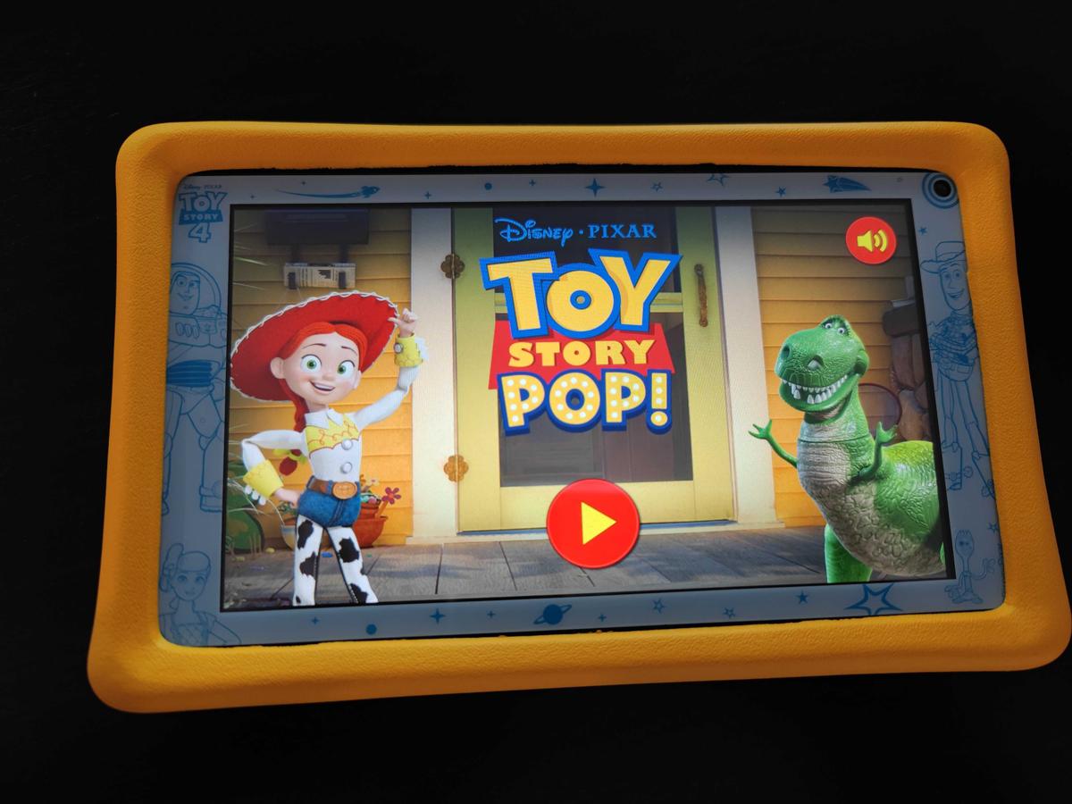 Tablette pour enfants Pebble Gear Toy Story 4 - Jaune