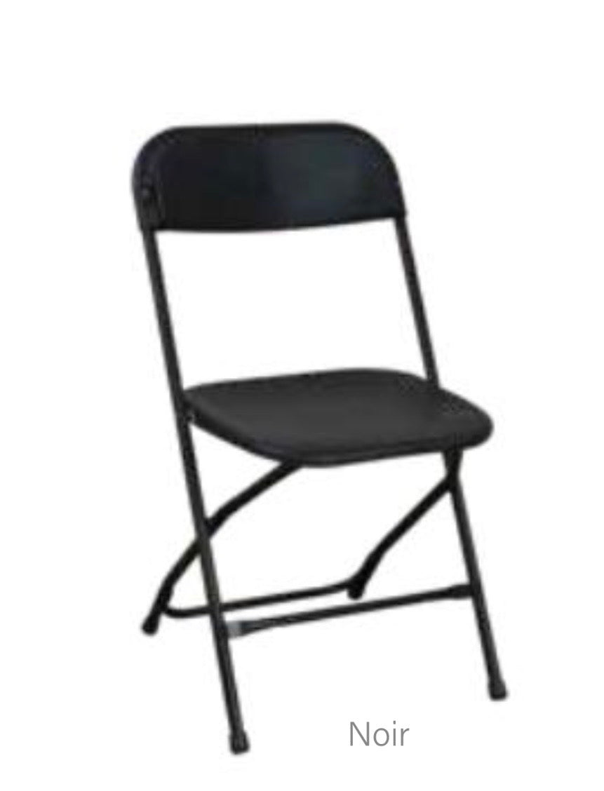 Chaise Pliante Polypropilene M4 NOIR