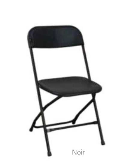 Chaise Pliante Polypropilene M4 NOIR